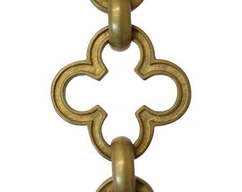 Cross Brass Hanging Chandelier Chain 3 Feet - CH-BR37-U from RCH Hardware