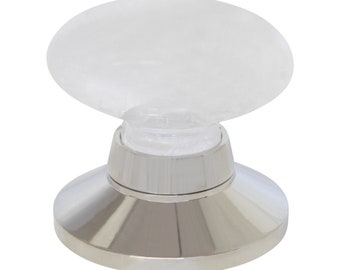 Rock Crystal (Natural Quartz) Door Knob (Dummy Knob) - DK-RCOV-64 from RCH Hardware