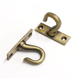 Crochet décoratif pour plafond en fer de 2,2 pouces pour accrocher des lumières, des chaînes et des cordes (paquet de 2) - HK-IR8396 de RCH Hardware