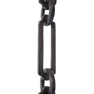 Rectangle Brass Hanging Chandelier Chain - CH-BR21-W from RCH Hardware Oil Bronzed Black