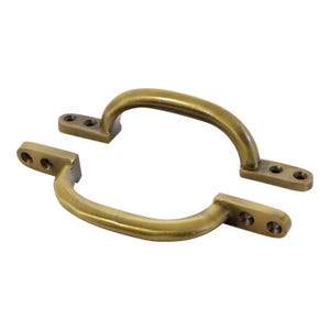 Poignée classique traditionnelle en fer en forme de D pour tiroirs et armoires (paquet de 2) - HD-IR8360 de RCH Hardware