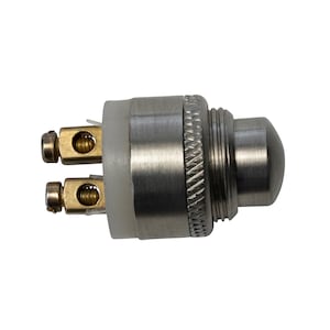 Hand Finished Round Brass Door Bell Push in Various Finishes for DIY Doorbells (X6053)