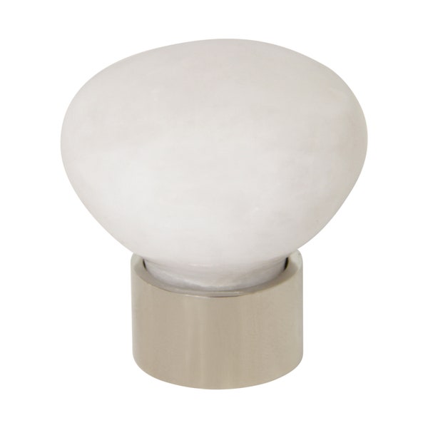 White Quartz Knob Etsy