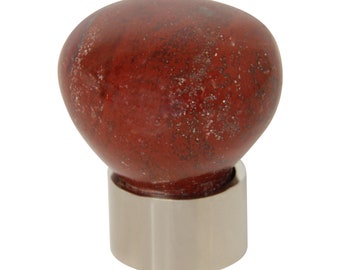 Red Jasper (Natural Quartz) Cabinet Knob for Drawers and Cabinets - CK-RJMR-36 from RCH Hardware