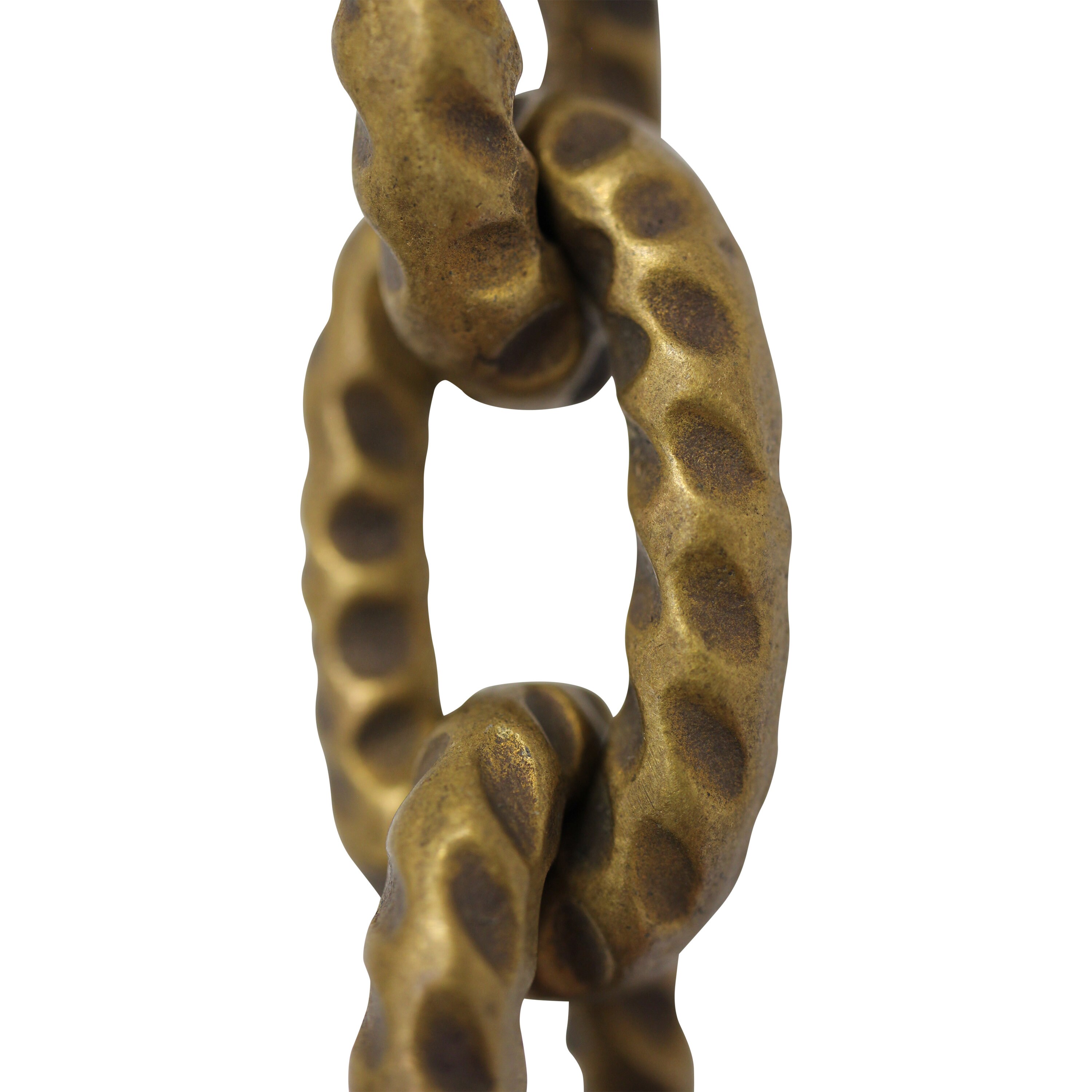 Standard Link Rectangle Coil Brass Hanging Chandelier Chain 3 Feet - CH-BR33-U From RCH Hardware - UK