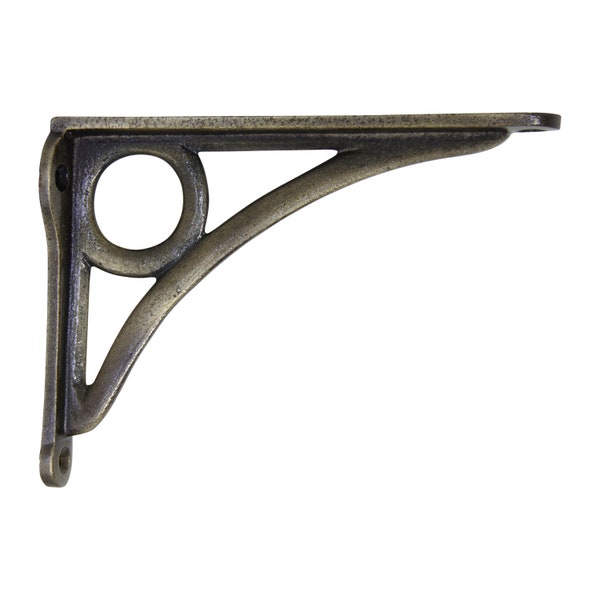 Modern Iron Lighthouse Shelf Bracket 2 Sizes - BK-IR8015 from RCH Hardware