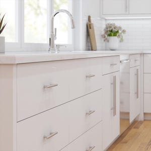 Modern Round T-Bar Stainless Steel Handle Pull for Drawers and Cabinets (2 Pack) - HD-SS002 from RCH Hardware