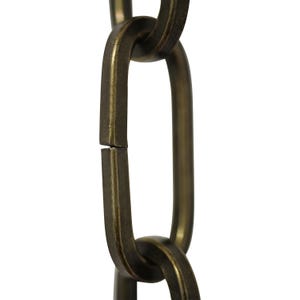 Standard Link Oval Coil Steel Hanging Chandelier Chain 3 Feet - CH-ST62-U from RCH Hardware