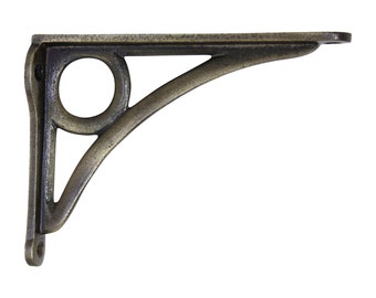 Modern Iron Lighthouse Shelf Bracket 2 Sizes (2 Pack) - BK-IR8015 from RCH Hardware