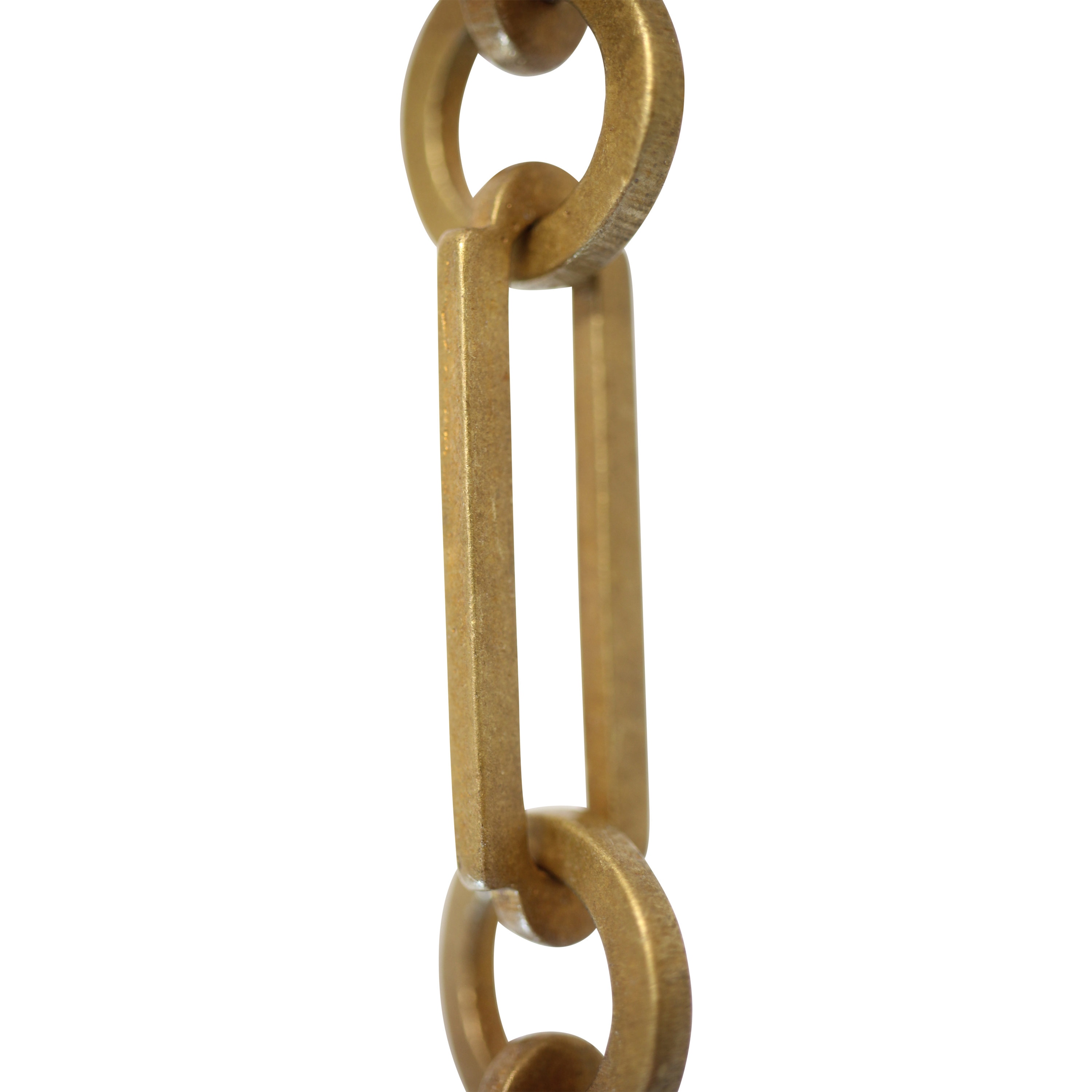 Standard Link Rectangle Coil Brass Hanging Chandelier Chain 3 Feet - CH-BR33-U From RCH Hardware - UK