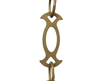 Designer Brass Hanging Chandelier Chain 3 Feet - CH-BR47-W from RCH Hardware
