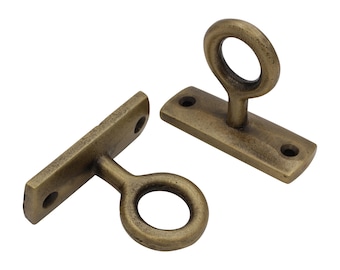 Decorative 2.8 Inch Iron Orbit  Wall Hook for Hats, Coats, and Robes  (2 Pack) - HK-IR8398 from RCH Hardware