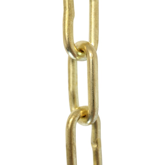 1 Foot RCH Hardware CH-07-OBB Decorative Polished Solid Chain for Hanging Oil Bronzed Black Lighting-Standard Unwelded Links