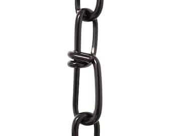 Double Loop Lightweight Steel Hanging Basket Chain 10 Feet - CH-ST52-U from RCH Hardware