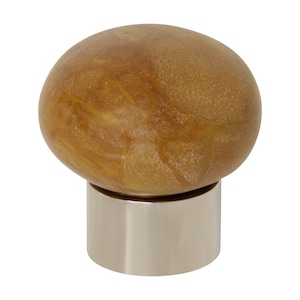Camel Agate (Natural Quartz) Cabinet Knob for Drawers and Cabinets - CK-CAMR-36 from RCH Hardware