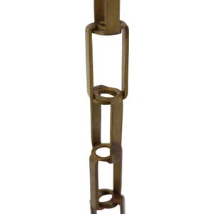 Rectangle Brass Hanging Chandelier Chain 3 Feet - CH-BR09-W from RCH Hardware