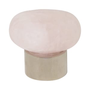 Rose Quartz (Natural Quartz) Cabinet Knob for Drawers and Cabinets - CK-RQOV-36 from RCH Hardware