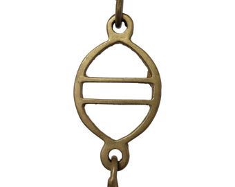 Designer Brass Hanging Chandelier Chain 3 Feet - CH-BR46-W from RCH Hardware