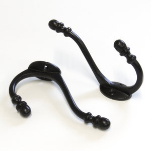 Decorative 3.1 Inch Iron Acorn Wall Hook for Hats, Coats, and Robes - HK-IR8382-80 from RCH Hardware