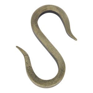 Vintage Eisen S-Haken Gebrauchs- & Pflanzenhaken, Küchen-Aufbewahrungskettenverbinder (2er-Pack) - Handgefertigte verschiedene Oberflächen - RCH Hardware SH-IR02