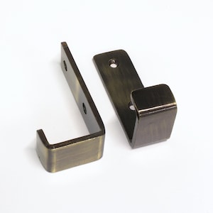 Decorative 1.7 Inch Iron Single Wall Hook for Hats, Coats, and Robes  (4 Pack) - HK-IR8400 from RCH Hardware