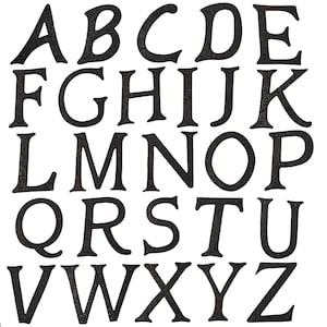 Vintage Classic Serif 6 Inch Iron House Letter for Address Plaque, Mailbox, and Metal Signage - LT-IR860-152 from RCH Hardware