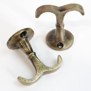 Decorative 2.2 Inch Iron Nautical Ceiling Hook for Hanging Lights, Chains, and Ropes - HK-IR8397-55 from RCH Hardware