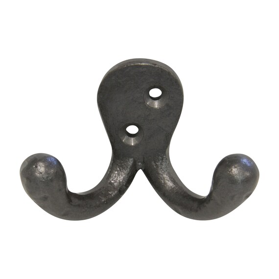 Decorative 1.3 Inch Iron Droplet Wall Hook for Hats, Coats, and