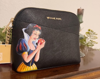 Handpainted Snow White Crossbody Purse – Poison Apple, Evil Queen