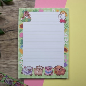 Anteckningsblock - Countryside Cuties - Pappersmaterial | Storlek A6 - 10,5 x 14,5 cm