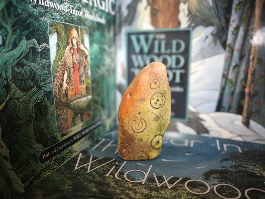Wildwood Standing Stone Sculpture, Gift, Birthday, Statue, Altar Piece