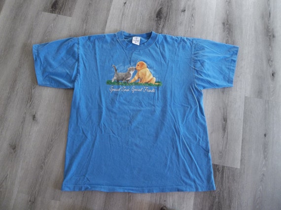 Vintage T-shirt Puppy and Kitten Special Times Sp… - image 1