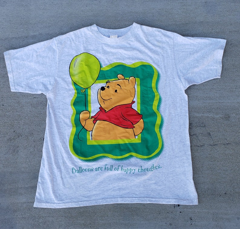 Vintage T-shirt Disney Winnie the Pooh Team 1990s Adidas Retro California Tee 1990s Beach Surf Skate Hike Camping Casual Street image 6