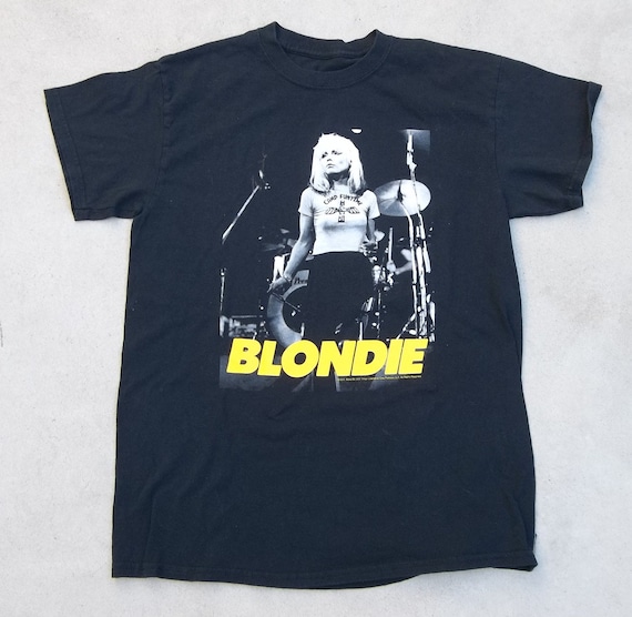 Vintage T-Shirt Blondie Medium 2000s new wave pop… - image 1