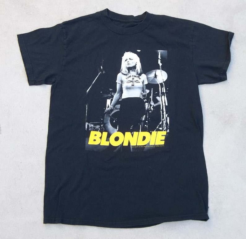 T-Shirt vintage Blondie Medium années 2000 new wave pop rock punk rock reggae disco funk image 1