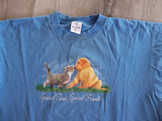 Vintage T-shirt Puppy and Kitten Special Times Sp… - image 4
