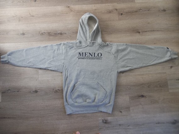 Vintage Sweatshirt Menlo College Small Grey 1990s