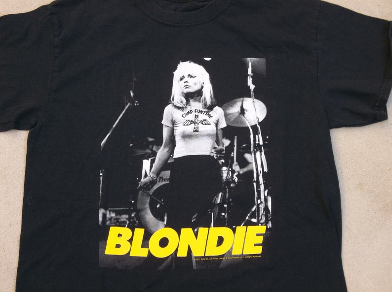 T-Shirt vintage Blondie Medium années 2000 new wave pop rock punk rock reggae disco funk image 4