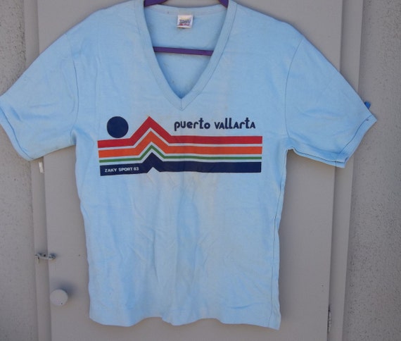 Vintage T-shirt Puerto Vallarta Mexico Travel 198… - image 2