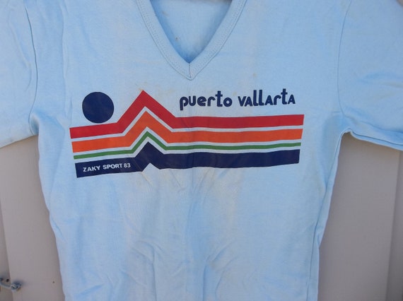 Vintage T-shirt Puerto Vallarta Mexico Travel 198… - image 3