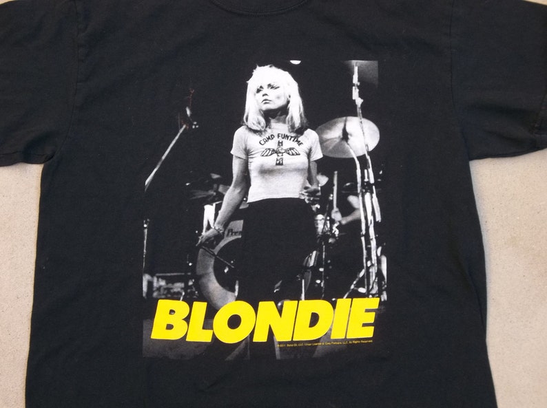 T-Shirt vintage Blondie Medium années 2000 new wave pop rock punk rock reggae disco funk image 2