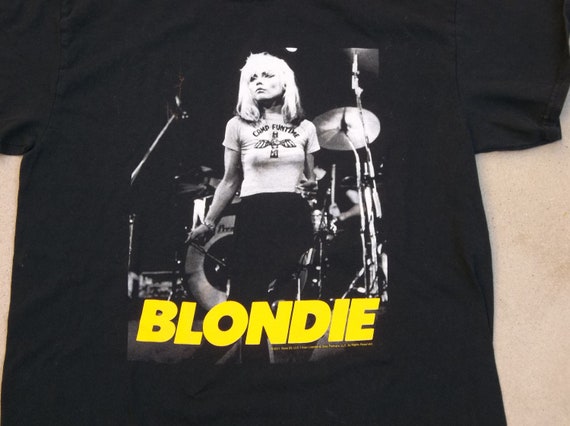 Vintage T-Shirt Blondie Medium 2000s new wave pop… - image 5