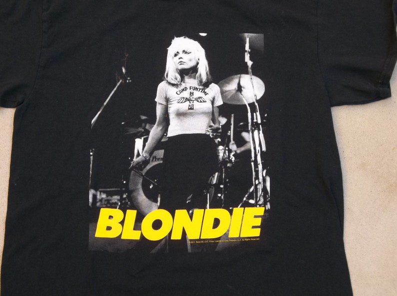 T-Shirt vintage Blondie Medium années 2000 new wave pop rock punk rock reggae disco funk image 5