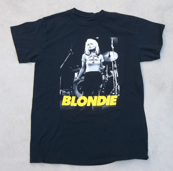 Vintage T-Shirt Blondie Medium 2000s new wave pop… - image 3