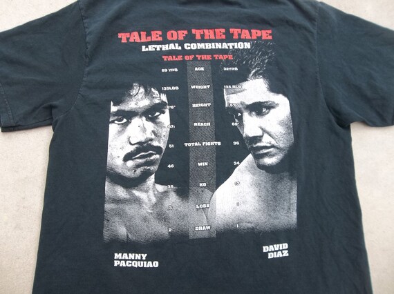 Vintage T-Shirt Pacquiao vs Diaz Lethal Combinati… - image 6