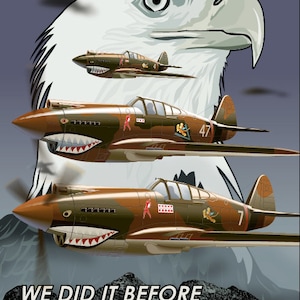 Flying Tigers Propaganda Poster