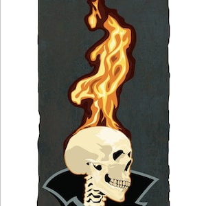 Ghost Rider art print.