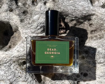 Dead, Georgia- natural vegan perfume- peach-cypress chypre- 2ml sample, 15ml or 30ml full-sized bottle