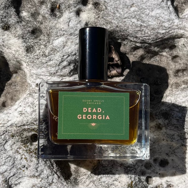 Dead, Georgia- natural vegan perfume- peach-cypress chypre- 2ml sample, 15ml or 30ml full-sized bottle