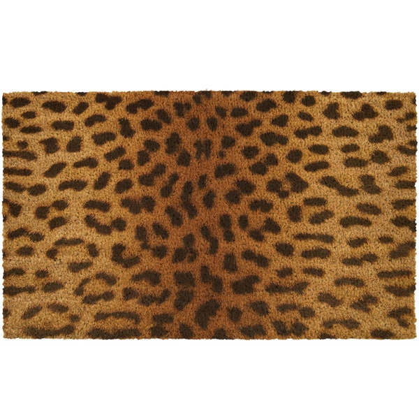 Leopard Door Mat Etsy